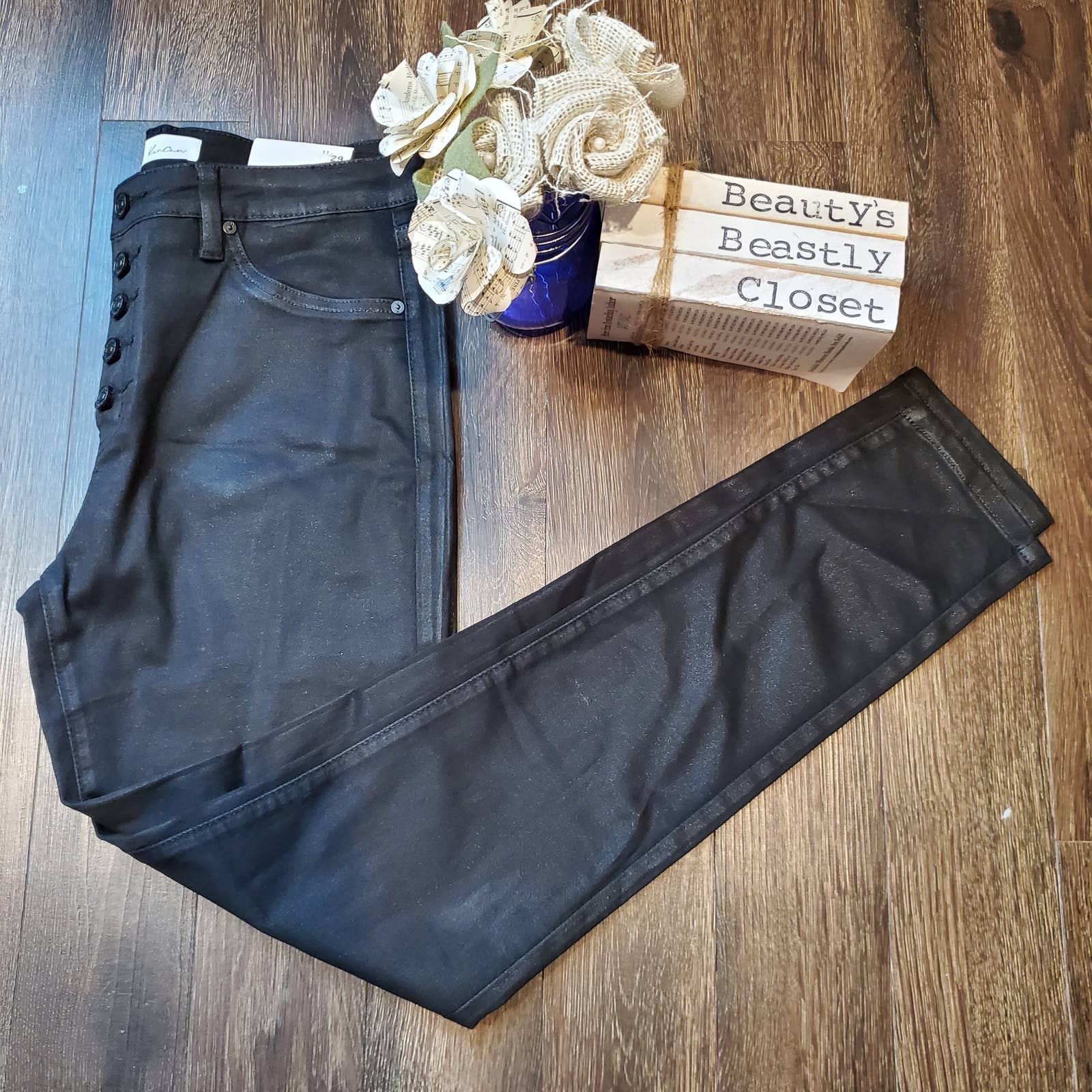 Kancan Black High Rise Women Jeans